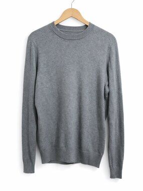 SUIT SUPPLY | Sage Grey Cashmere Crewneck Sweater – Size Unlisted